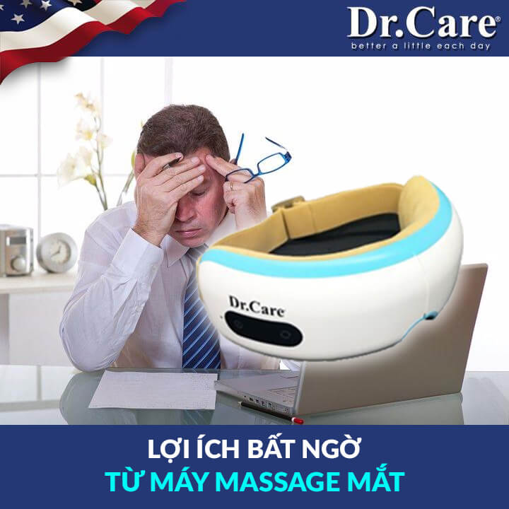 Lợi ích bất ngờ từ máy massage mắt