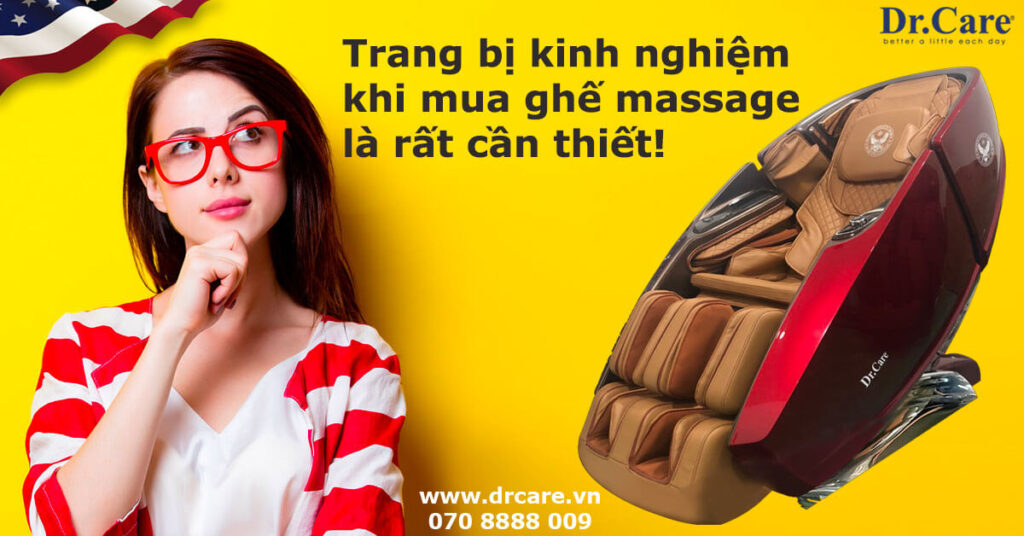 Trang bị cho mình kinh nghiệm mua ghế massage toàn thân rất cần thiết!