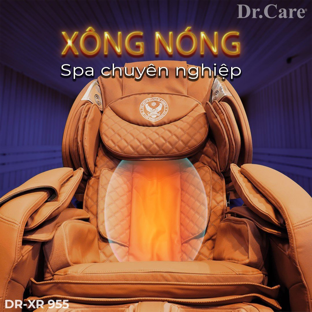 ghe massage drcare 955 XÔNG NÓNG Ghế massage XREAL 955 - Màu đỏ